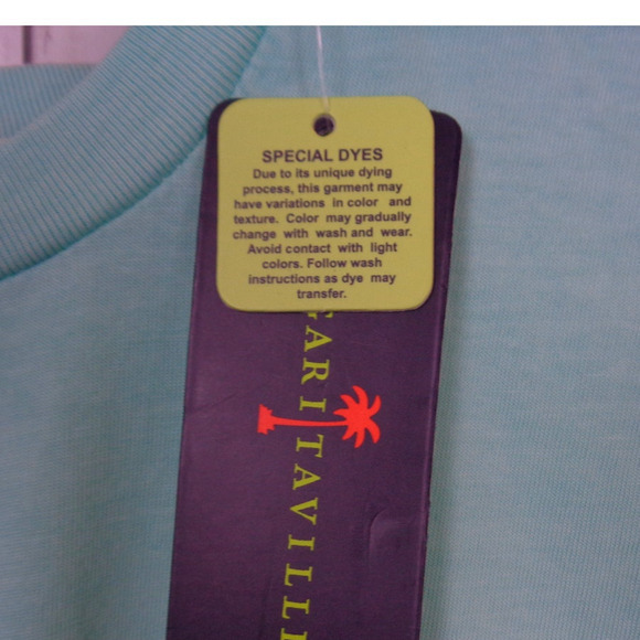 Margaritaville Short Sleeve T-Shirt Aruba‎ Blue The Manana Watering Hole Mens S - Picture 5 of 7